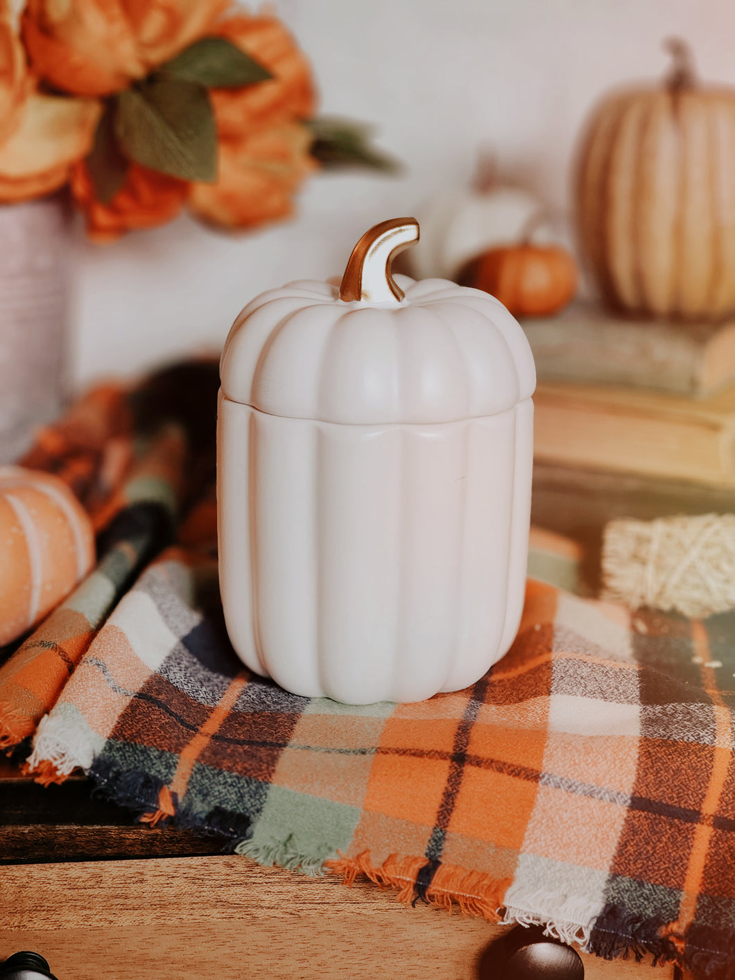 White Pumkin Candle - White Pumpkin Maple Crunch