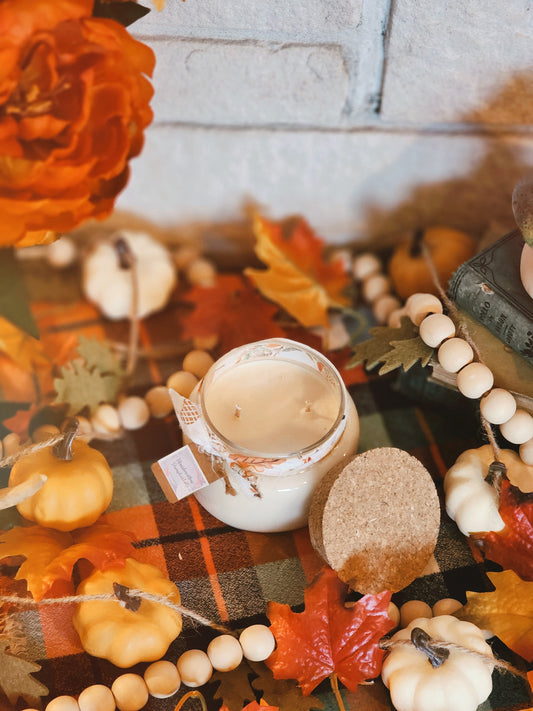 Apothecary Candle - Marshmallow Pumpkin Latte